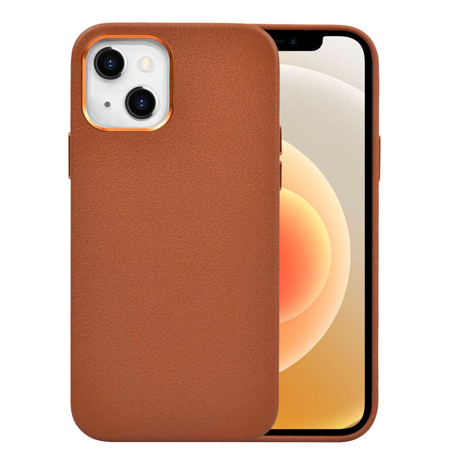 Apple iPhone 13 Kılıf Wiwu Calfskin Kapak - Görsel 5