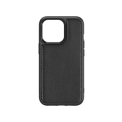 Apple iPhone 13 Kılıf Wiwu Genuine Leather Plastic Calfskin Orjinal Deri Kapak - Görsel 2