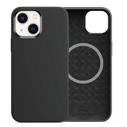 Apple iPhone 13 Kılıf Wiwu M-safe Magnetic Silikon Kapak - Görsel 2