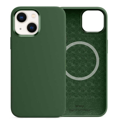 Apple iPhone 13 Kılıf Wiwu M-safe Magnetic Silikon Kapak - Görsel 3