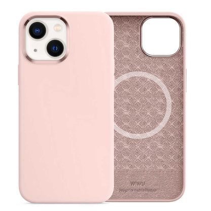 Apple iPhone 13 Kılıf Wiwu M-safe Magnetic Silikon Kapak - Görsel 5