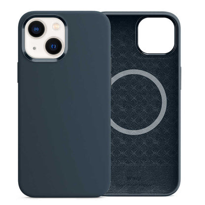 Apple iPhone 13 Kılıf Wiwu M-safe Magnetic Silikon Kapak - Görsel 7