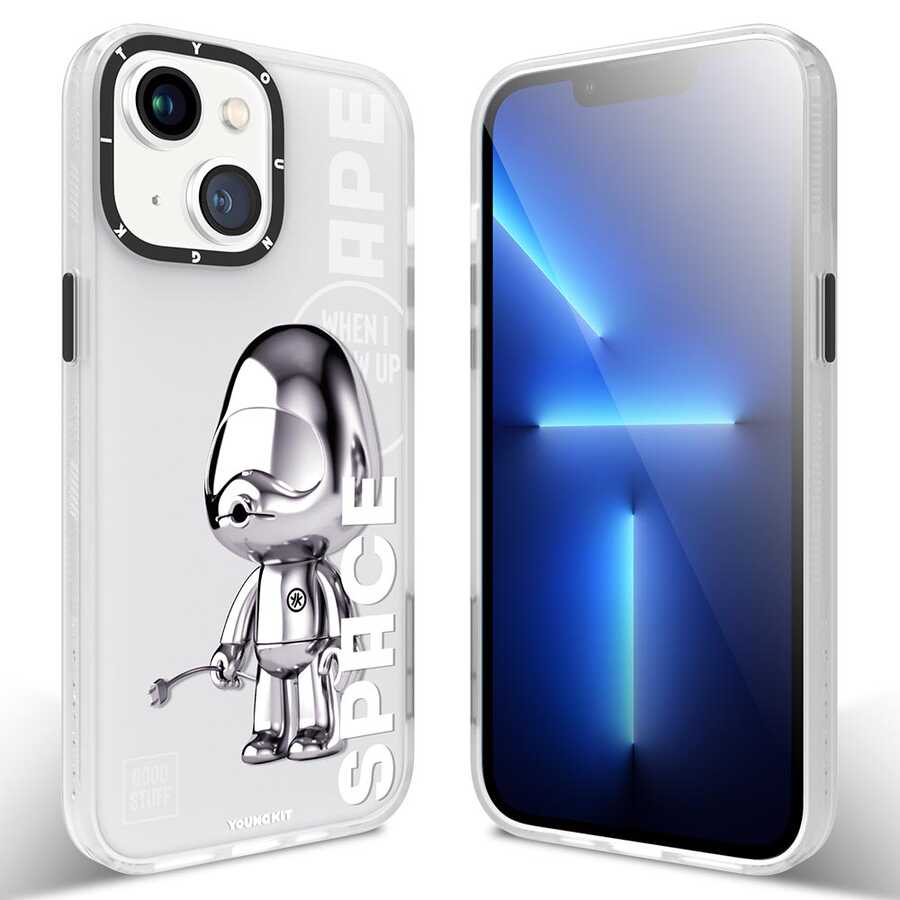 Apple iPhone 13 Kılıf YoungKit Klasik Serisi Kapak - Görsel 5