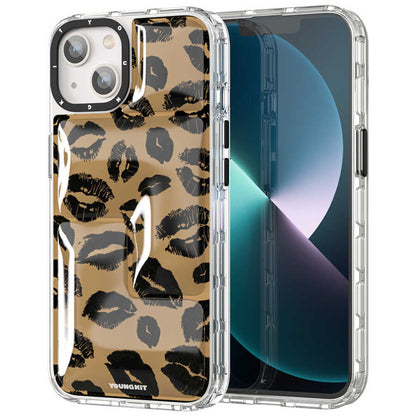 Apple iPhone 13 Kılıf YoungKit Leopard Article Serisi Kapak - Görsel 4