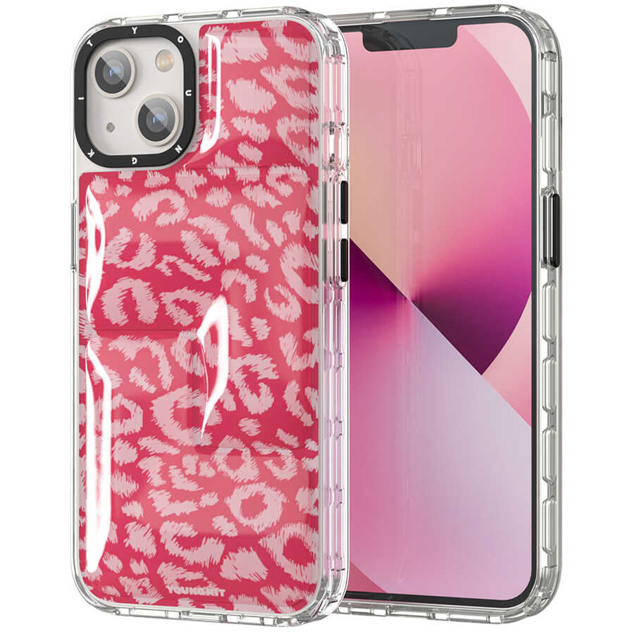 Apple iPhone 13 Kılıf YoungKit Leopard Article Serisi Kapak - Görsel 5