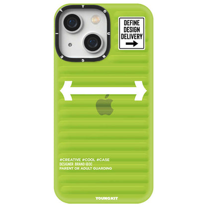 Apple iPhone 13 Kılıf YoungKit Luggage FireFly Serisi Kapak - Görsel 4