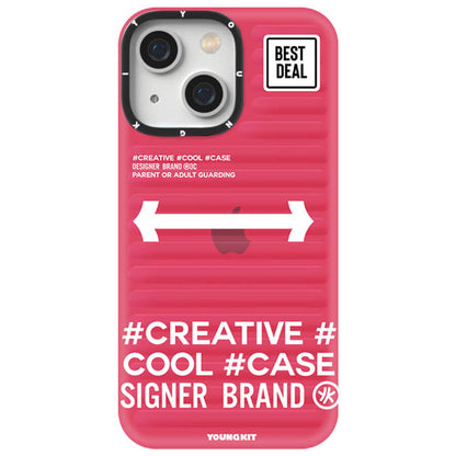 Apple iPhone 13 Kılıf YoungKit Luggage FireFly Serisi Kapak - Görsel 5