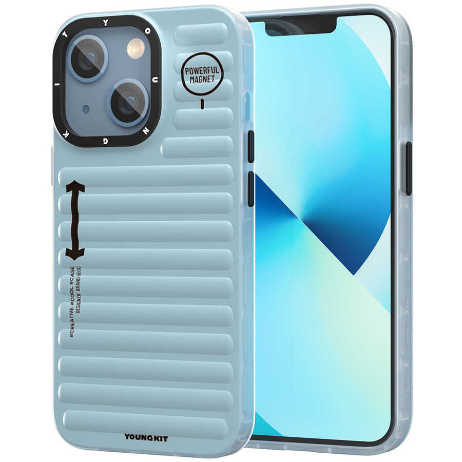 Apple iPhone 13 Kılıf YoungKit Plain Coloured Serisi Kapak - Görsel 5
