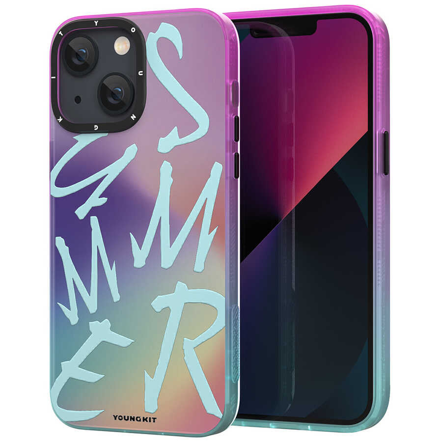 Apple iPhone 13 Kılıf YoungKit Summer Serisi Kapak - Görsel 5