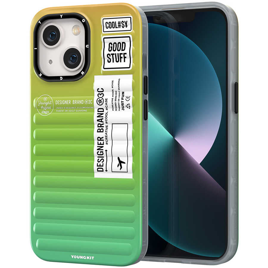 Apple iPhone 13 Kılıf YoungKit The Secret Color Serisi Kapak - Görsel 2