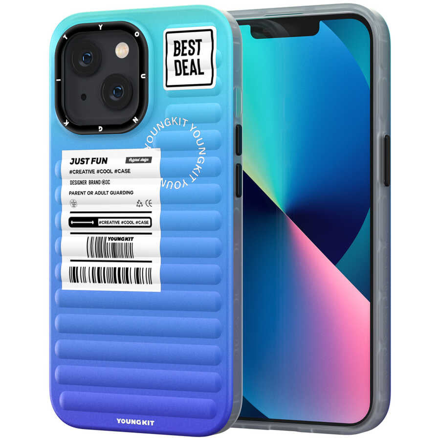 Apple iPhone 13 Kılıf YoungKit The Secret Color Serisi Kapak - Görsel 3