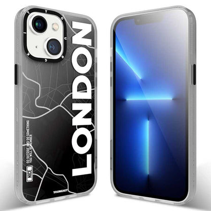 Apple iPhone 13 Kılıf YoungKit World Trip Serisi Kapak - Görsel 5