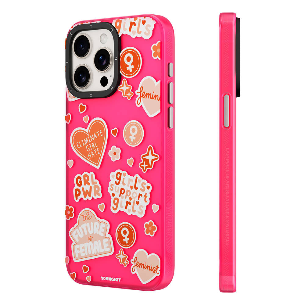 Apple iPhone 13 Pro Kılıf Bethany Green Tasarımlı Youngkit Sweet Language Kapak - Görsel 3