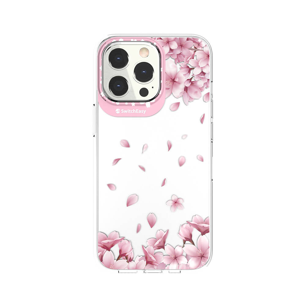 Apple iPhone 13 Pro Kılıf Çift IMD Baskılı Lisanslı Switcheasy Artist Sakura Kapak - Görsel 2