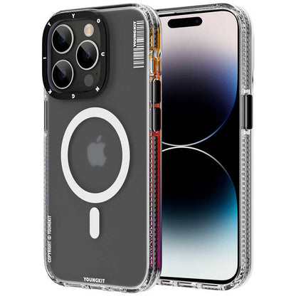 Apple iPhone 13 Pro Kılıf M-safe Şarj Özellikli Youngkit Jane Sand Serisi Kapak - Görsel 4