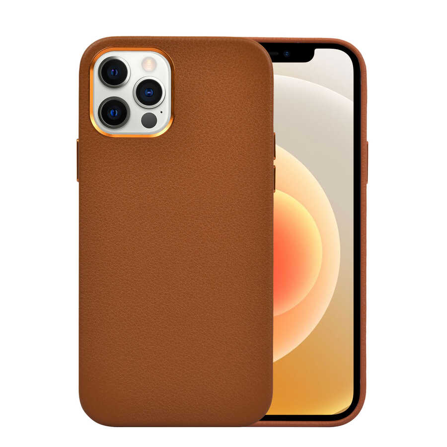 Apple iPhone 13 Pro Kılıf Wiwu Calfskin Kapak - Görsel 5