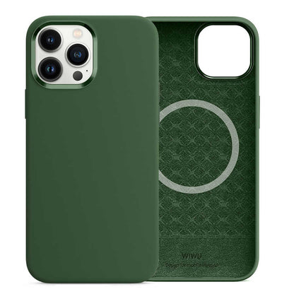 Apple iPhone 13 Pro Kılıf Wiwu M-safe Magnetic Silikon Kapak - Görsel 3