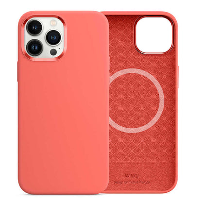 Apple iPhone 13 Pro Kılıf Wiwu M-safe Magnetic Silikon Kapak - Görsel 8