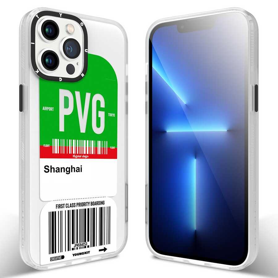 Apple iPhone 13 Pro Kılıf YoungKit Any Time Trip Serisi Kapak - Görsel 3
