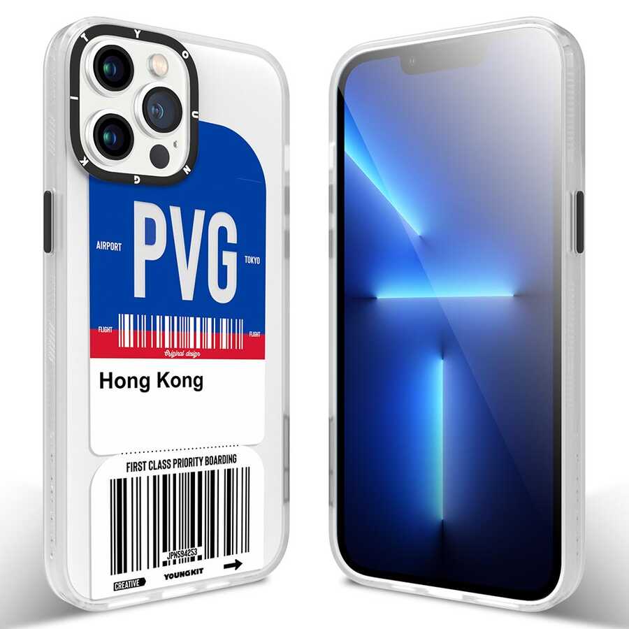 Apple iPhone 13 Pro Kılıf YoungKit Any Time Trip Serisi Kapak - Görsel 4