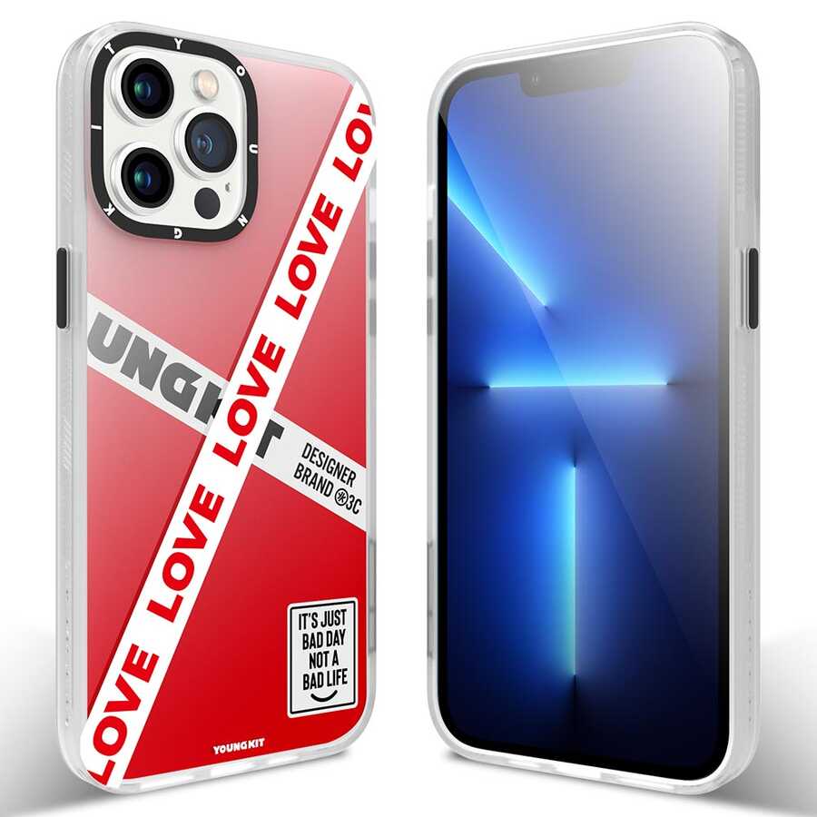 Apple iPhone 13 Pro Kılıf YoungKit Holiday Serisi Kapak - Görsel 3