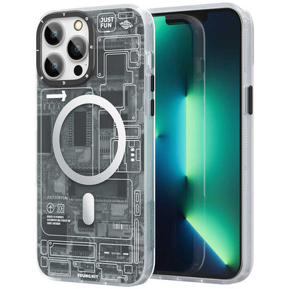 Apple iPhone 13 Pro Kılıf YoungKit Technology Serisi Kapak - Görsel 2