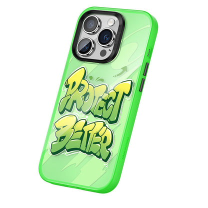Apple iPhone 13 Pro Max Kılıf Airbagli TPU Yazı Temalı Benks Dynamic New Kapak - Görsel 4