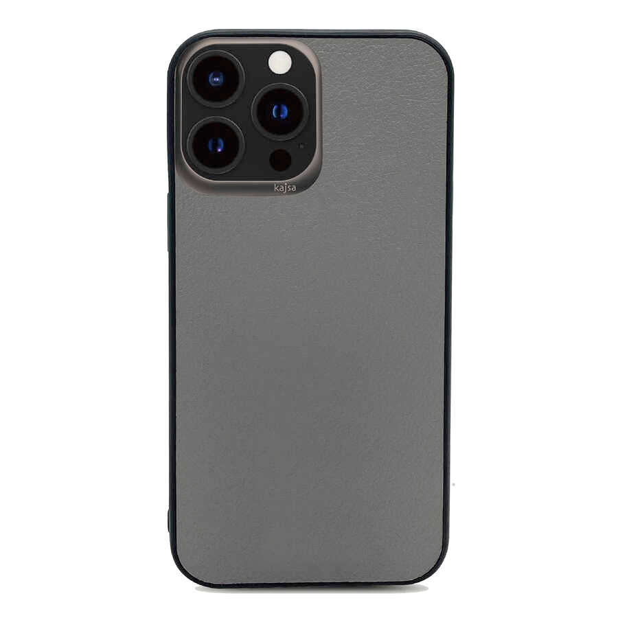 Apple iPhone 13 Pro Max Kılıf Kajsa Luxe Collection Hakiki Deri Kapak - Görsel 6