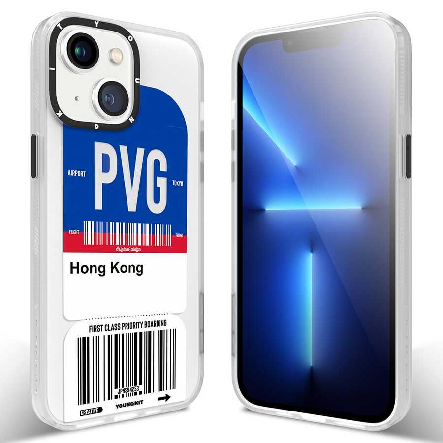 Apple iPhone 13 Kılıf YoungKit Any Time Trip Serisi Kapak - Görsel 2