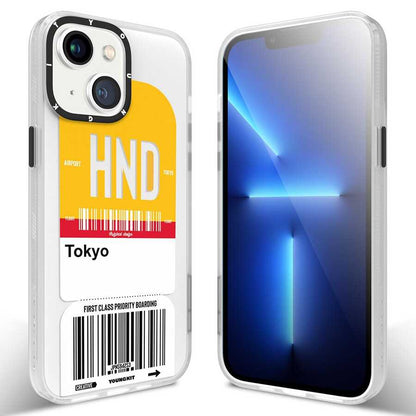 Apple iPhone 13 Kılıf YoungKit Any Time Trip Serisi Kapak - Görsel 5