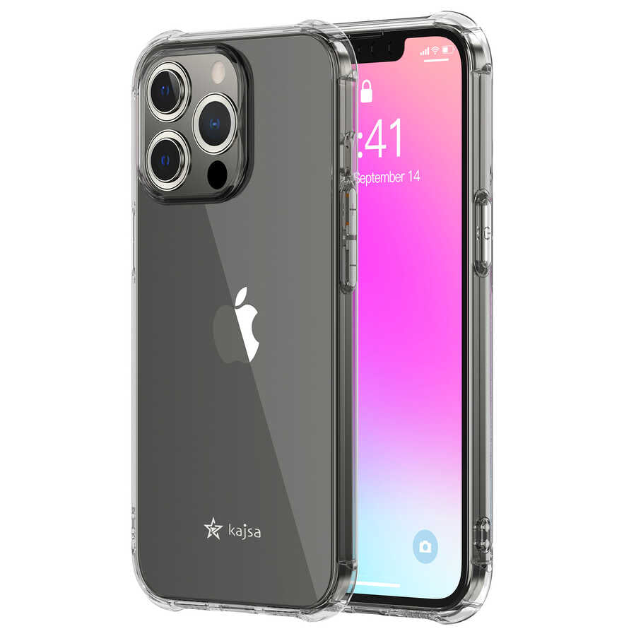 Apple iPhone 13 Pro Max Kılıf Kajsa Transparent Kapak - Görsel 2