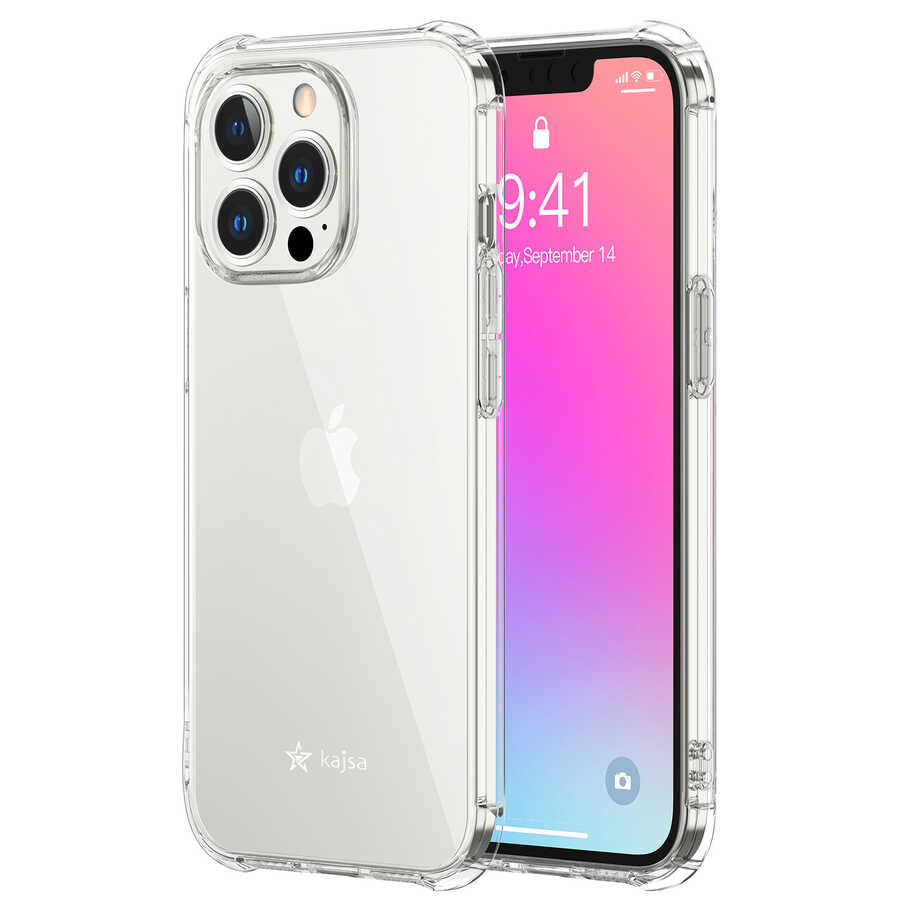 Apple iPhone 13 Pro Max Kılıf Kajsa Transparent Kapak - Görsel 3