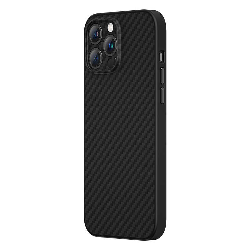 Apple iPhone 13 Pro Max Kılıf Karbon Fiber Benks Hybrid Kevlar Kapak - Görsel 2