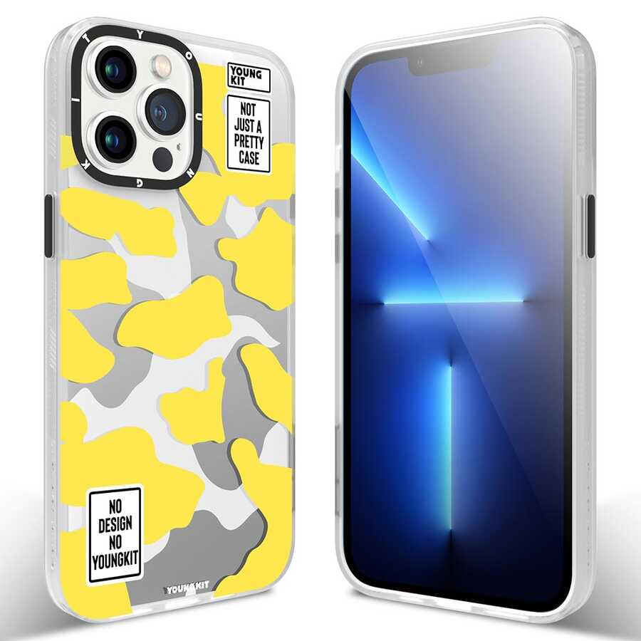 Apple iPhone 13 Pro Max Kılıf YoungKit Kamuflaj Serisi Kapak - Görsel 3