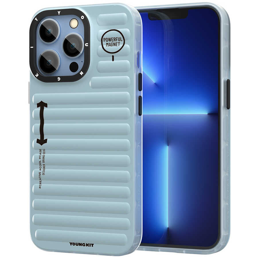 Apple iPhone 13 Pro Max Kılıf YoungKit Plain Coloured Serisi Kapak - Görsel 5