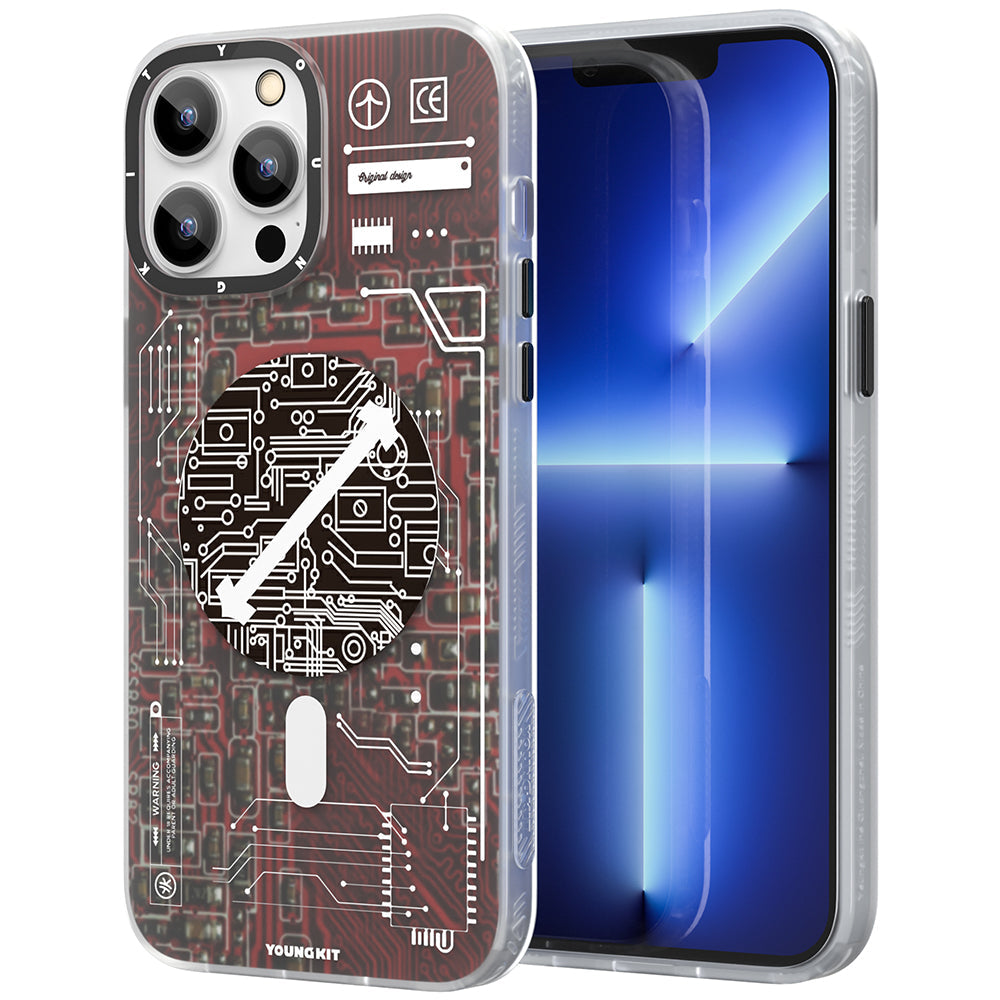 Apple iPhone 13 Pro Max Kılıf YoungKit Technology Serisi Kapak - Görsel 5