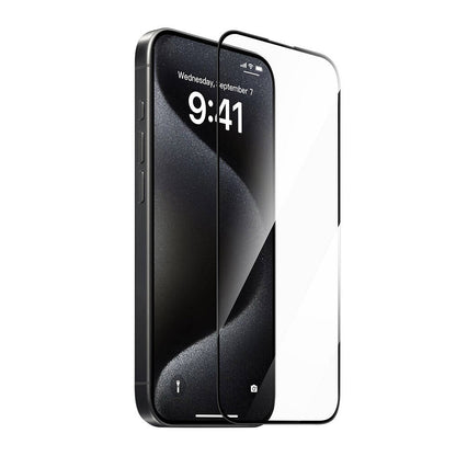 Apple iPhone 13 Pro Max Wiwu GT-008 Polimer Oleofobik Kaplama Şeffaf Pürüzsüz Temperli Cam Ekran Koruyucu 10'lu Paket - Görsel 2