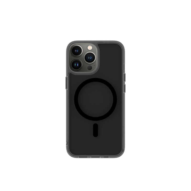 Apple iPhone 13 Pro Max Wiwu M-safe Şarj Özellikli Lens Korumalı Şeffaf Silikon Kapak - Görsel 3