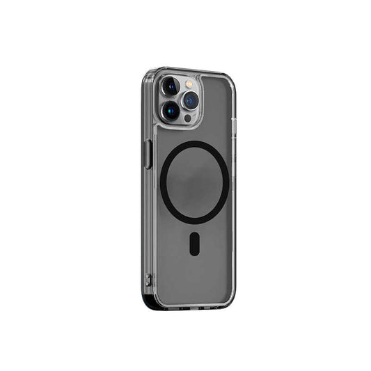 Apple iPhone 13 Pro Wiwu M-safe Şarj Özellikli Lens Korumalı Şeffaf Silikon Kapak