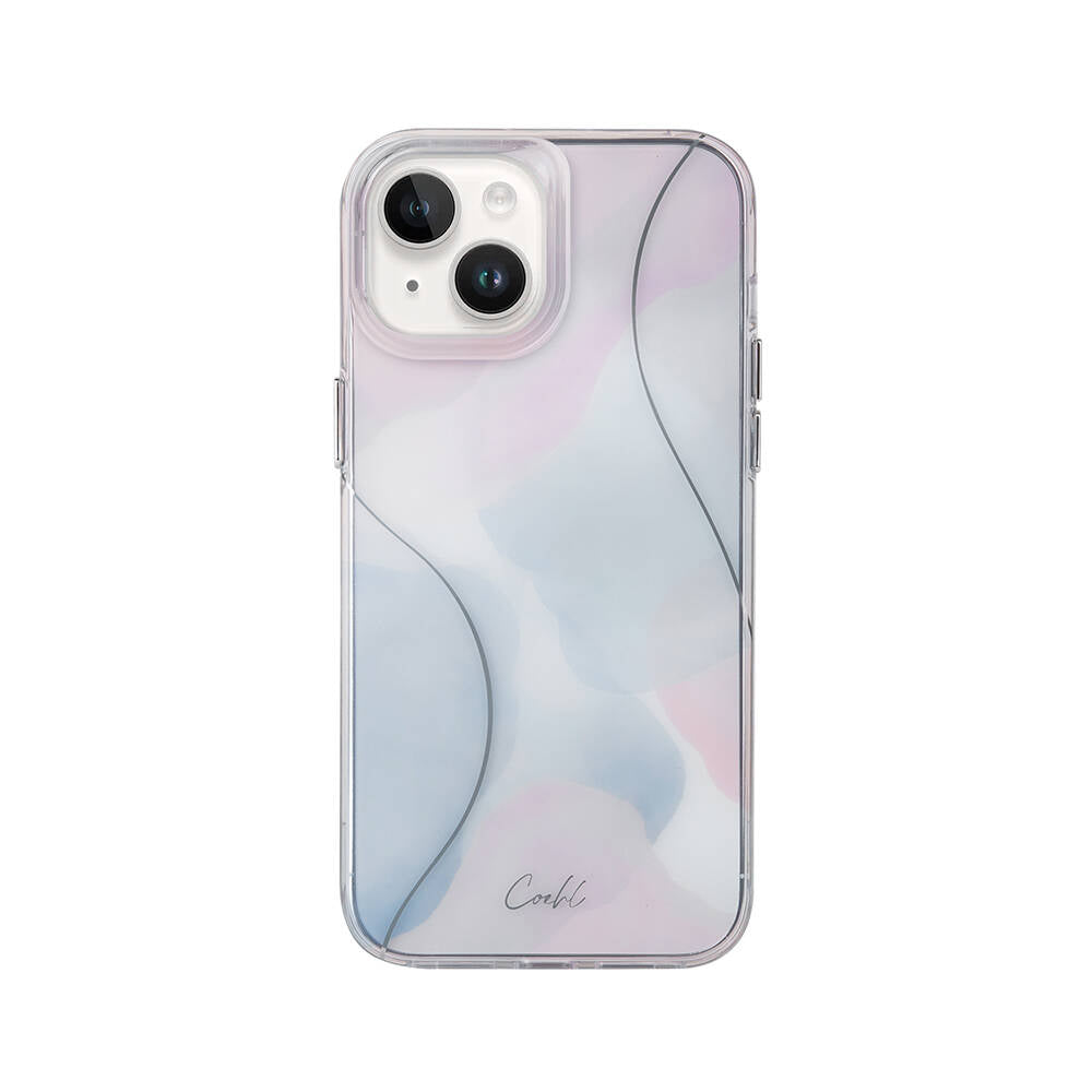 Apple iPhone 14 Kılıf Dalgalı Çizgi Desenli Coehl Palette Kapak - Görsel 2
