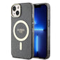 Apple iPhone 14 Kılıf GUESS M-safe Şarj Özellikli Glitter Kapak