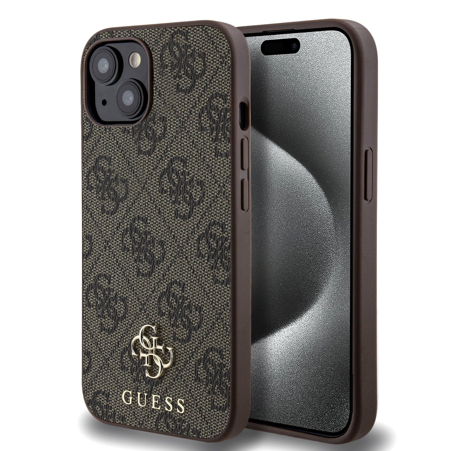 Apple iPhone 14 Kılıf Guess Orjinal Lisanslı M-safe Şarj Özellikli Small 4G Classic Kapak - Görsel 3