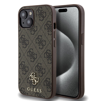 Apple iPhone 14 Kılıf Guess Orjinal Lisanslı M-safe Şarj Özellikli Small 4G Classic Kapak - Görsel 3