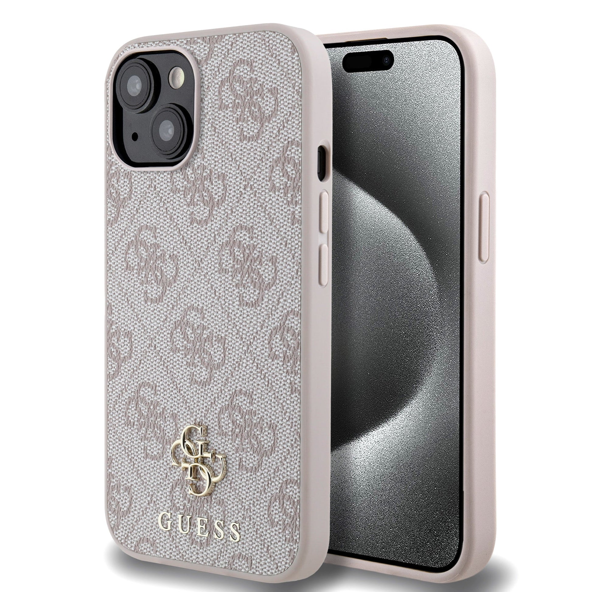 Apple iPhone 14 Kılıf Guess Orjinal Lisanslı M-safe Şarj Özellikli Small 4G Classic Kapak - Görsel 4