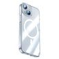 Apple iPhone 14 Kılıf M-safe Şarj Özellikli Benks Magnetic Shiny Glass Serisi Kapak