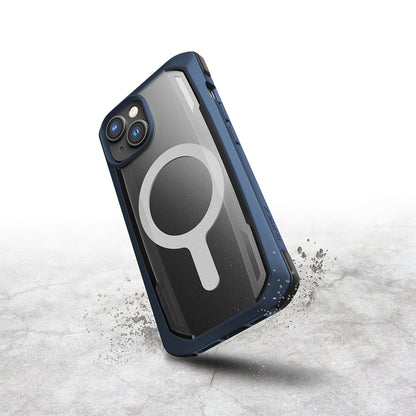 Apple iPhone 14 Kılıf M-safe Şarj Özellikli Raptic Secure Serisi Çift Kat TPU Kenarlı Şeffaf Arka Yüzeyli Kapak - Görsel 3