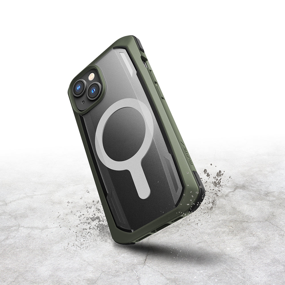 Apple iPhone 14 Kılıf M-safe Şarj Özellikli Raptic Secure Serisi Çift Kat TPU Kenarlı Şeffaf Arka Yüzeyli Kapak - Görsel 4