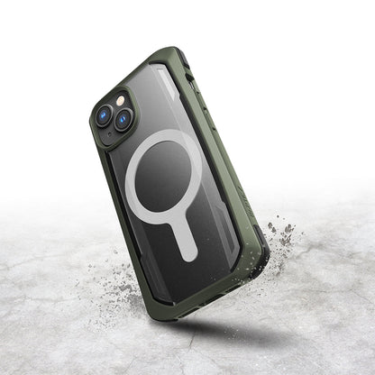 Apple iPhone 14 Kılıf M-safe Şarj Özellikli Raptic Secure Serisi Çift Kat TPU Kenarlı Şeffaf Arka Yüzeyli Kapak - Görsel 4