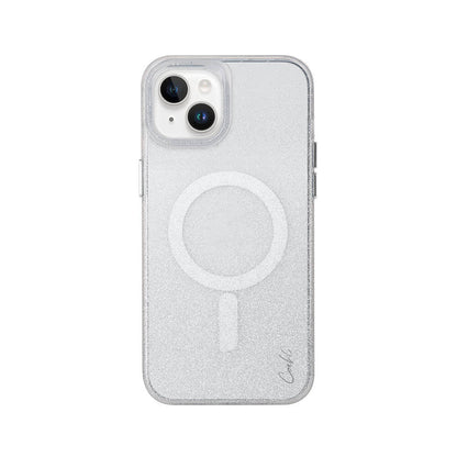Apple iPhone 14 Kılıf M-safe Şarj Özellikli Simli Arka Yüzey Coehl Lumino Kapak - Görsel 3