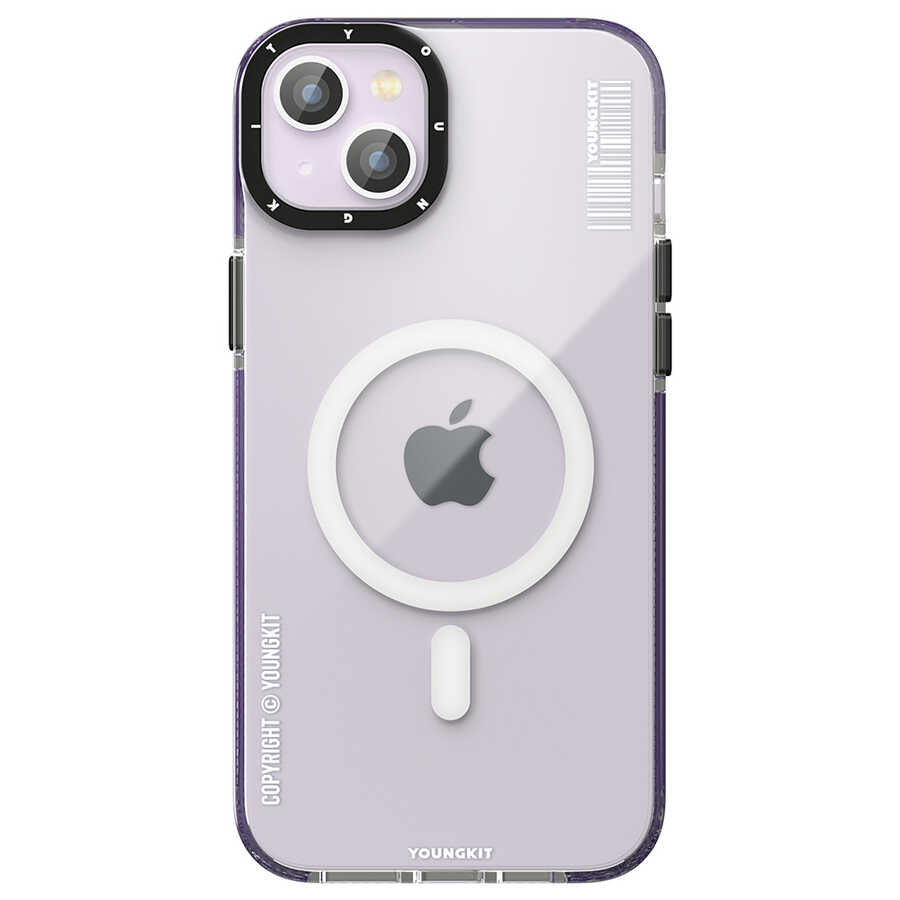 Apple iPhone 14 Kılıf M-safe Şarj Özellikli YoungKit Exquisite Serisi Kapak - Görsel 3